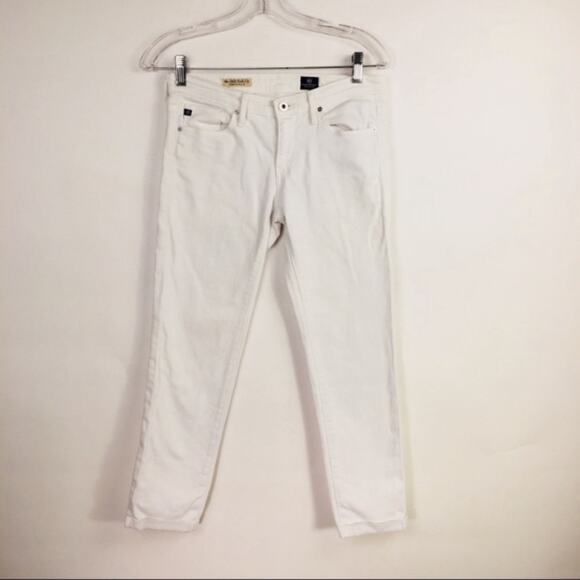 AG Adriano Goldschmied White Stilt Jeans 26 Skinny - Picture 2 of 7